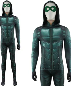 Green Arrow Prometheus Jumpsuit Cosplay Costume