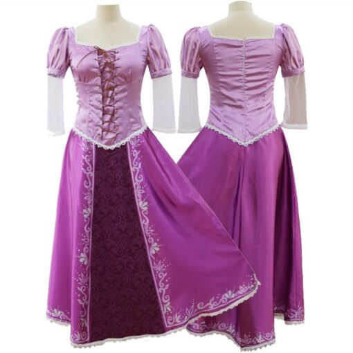 Tangled Rapunzel Dress Cosplay Costume