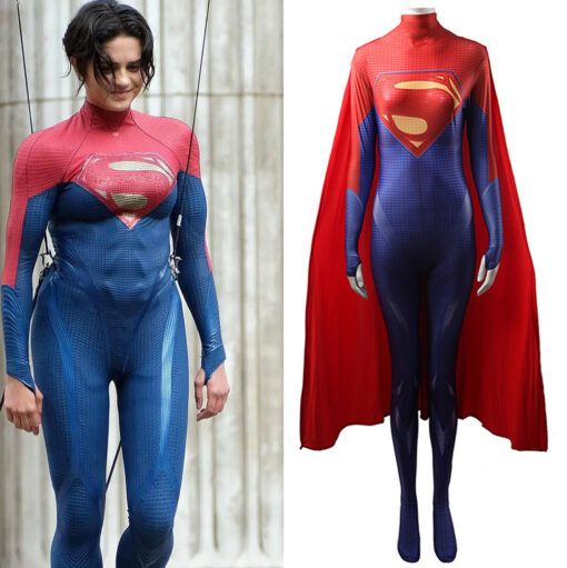 The Flash Superman Female Bodysuit Cosplay Costume