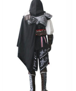 Assassins Creed Ezio Auditore Cosplay Costume Black