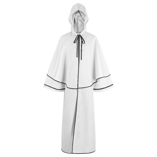 Bleach Monk White Color Cloak Cosplay Costume