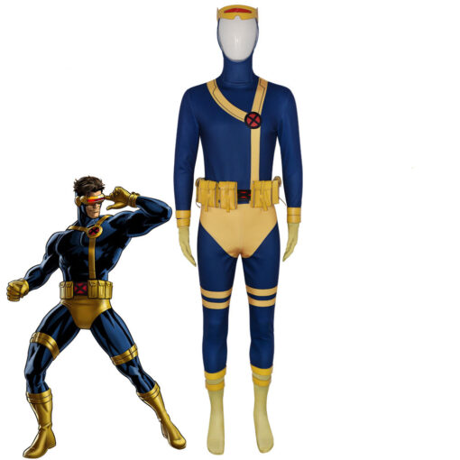 X-Men Cyclops Scott Summers Cosplay Costume