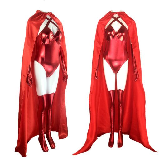 Wanda Vision Scarlet Witch Cosplay Costume