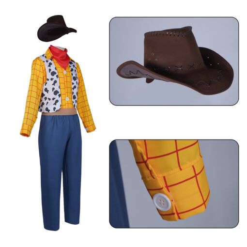 Toy Story Sheriff Woody Pride Cosplay Costume