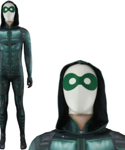 Green Arrow Prometheus Jumpsuit Cosplay Costume