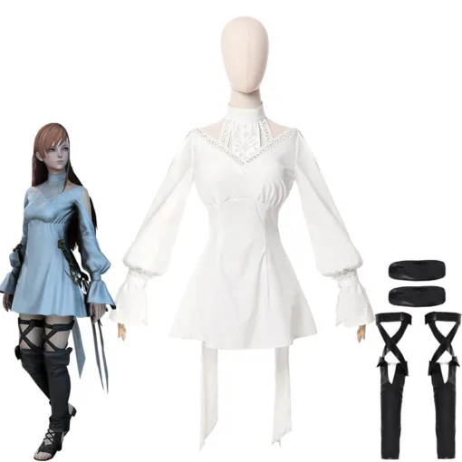Final Fantasy Minfilia Warde Dress Cosplay Costume