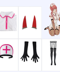 Chainsaw Man Makima Nurse Uniform Cosplay Costume