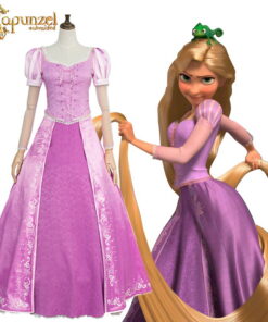 Tangled Rapunzel Dress Cosplay Costume