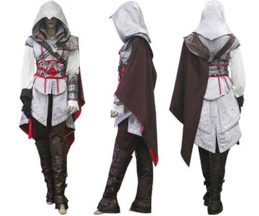 Assassins Creed Ezio Auditore Cosplay Costume Female