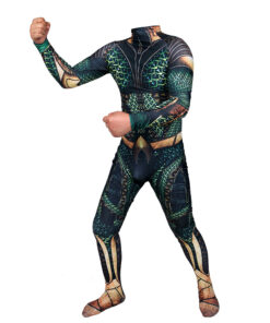 Aquaman Green Bodysuit Cosplay Costume