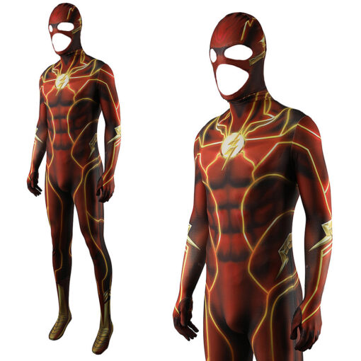 The Flash Barry Allen Bodysuit Cosplay Costume