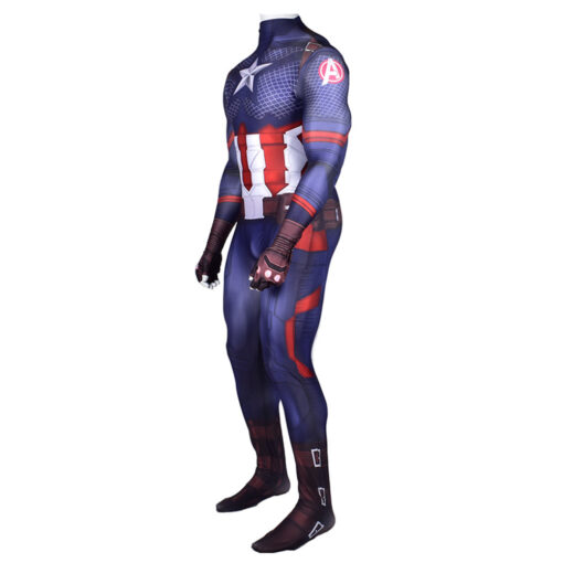 The Avengers Captain America Bodysuit Cosplay Costume