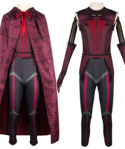 Wanda Vision Scarlet Witch Cosplay Costume