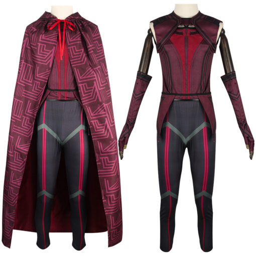 Wanda Vision Scarlet Witch Cosplay Costume