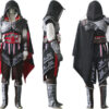 Assassins Creed Ezio Auditore Cosplay Costume Black