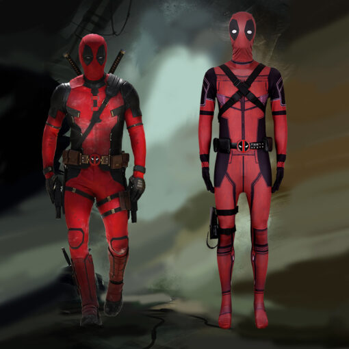 Deadpool and Wolverine Deadpool Jumpsuits Cosplay Costume