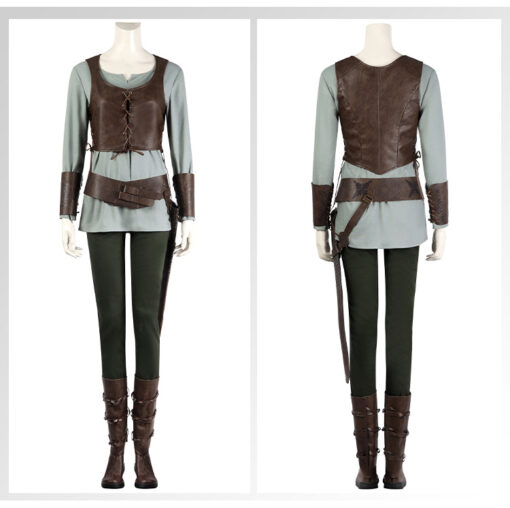 The Witcher Lady of Space and Time Ciri Cosplay Costume