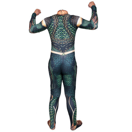 Aquaman Green Bodysuit Cosplay Costume