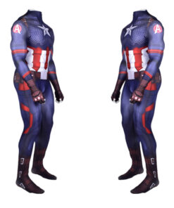 The Avengers Captain America Bodysuit Cosplay Costume