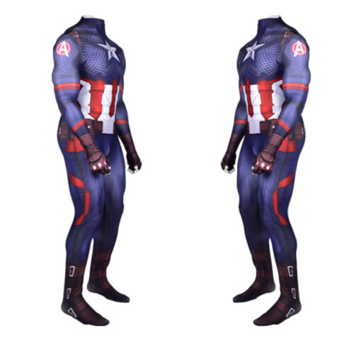 The Avengers Captain America Bodysuit Cosplay Costume