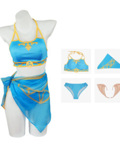 The Legend of Zelda Princess Zelda Swimsuit Cosplay Costume