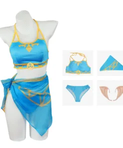 The Legend of Zelda Princess Zelda Swimsuit Cosplay Costume