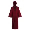 Bleach Monk Red Color Cloak Cosplay Costume