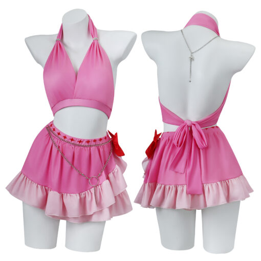 Final Fantasy Aerith Gainsborough Swimsuit Cosplay Costume