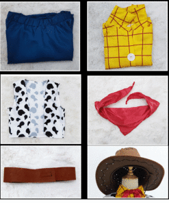 Toy Story Sheriff Woody Pride Female Size Cosplay Costume