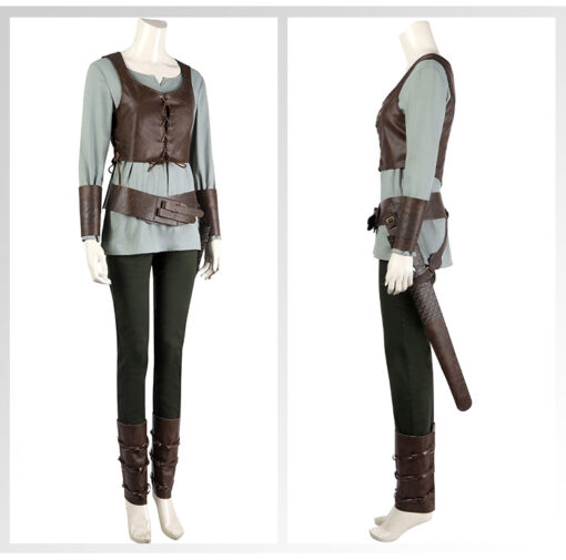 The Witcher Lady of Space and Time Ciri Cosplay Costume