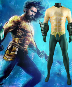 Aquaman Arthur Curry Bodysuit Cosplay Costume