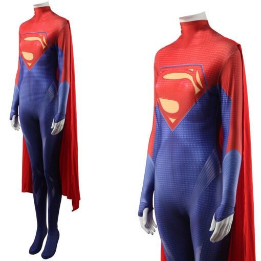 The Flash Superman Female Bodysuit Cosplay Costume