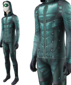 Green Arrow Prometheus Jumpsuit Cosplay Costume