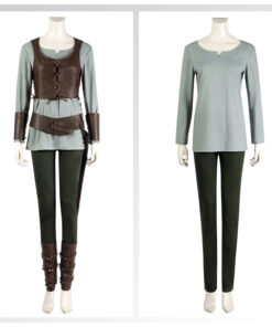 The Witcher Lady of Space and Time Ciri Cosplay Costume