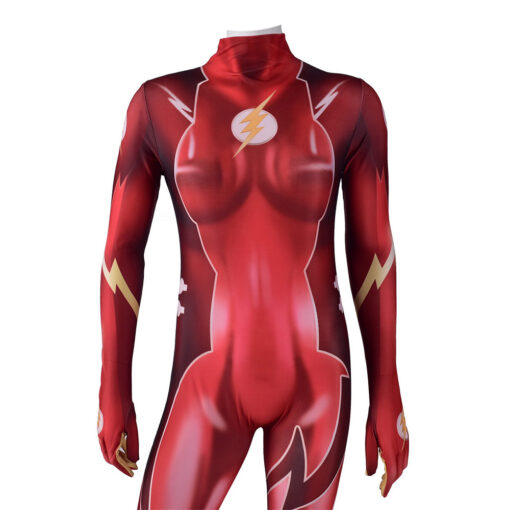 The Flash Female Bodysuit Cosplay Costume