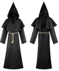 Bleach Monk Black Color Cosplay Costume