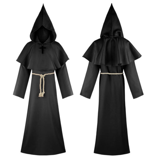 Bleach Monk Black Color Cosplay Costume