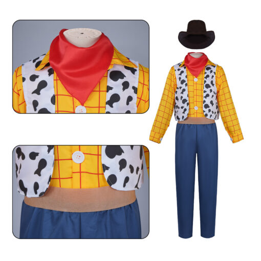 Toy Story Sheriff Woody Pride Cosplay Costume