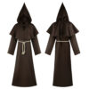 Bleach Monk Brown Color Cosplay Costume