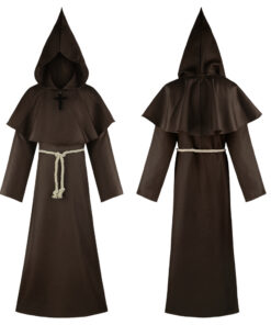 Bleach Monk Brown Color Cosplay Costume