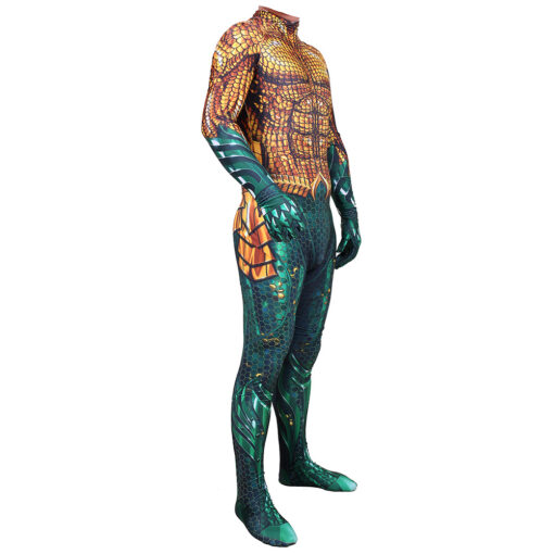 Aquaman Gold Bodysuit Cosplay Costume