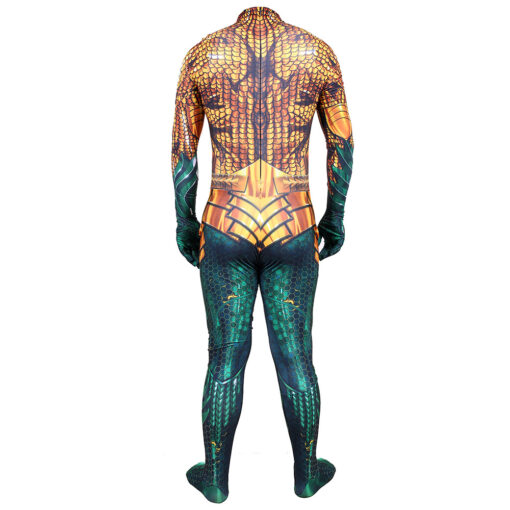 Aquaman Gold Bodysuit Cosplay Costume