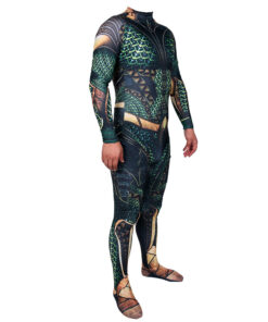 Aquaman Green Bodysuit Cosplay Costume