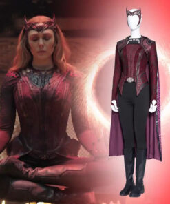 Doctor Strange Scarlet Witch Wanda Maximoff Cosplay Costume