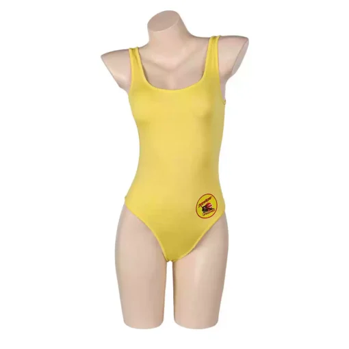 Baywatch Yellow Jumpsuit Swimsuit Cosplay Costume