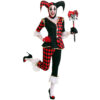 IT costume Black And Red Plaid Evil Clown Costume Uniform Cosplay Costume