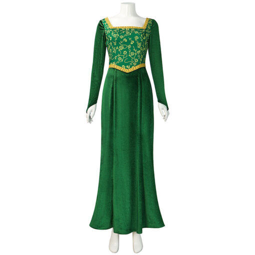 Shrek Princess Fiona Dress Cosplay Costume