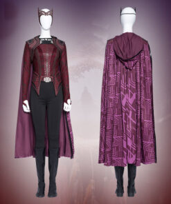 Doctor Strange Scarlet Witch Wanda Maximoff Cosplay Costume