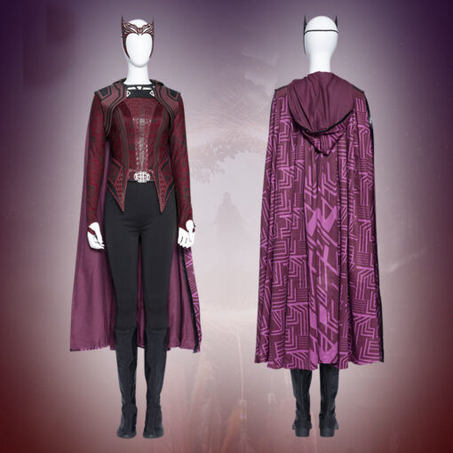 Doctor Strange Scarlet Witch Wanda Maximoff Cosplay Costume