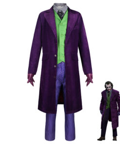 The Dark Knight Joker Heath Ledger Cosplay Costume